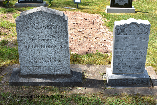 Cyril & Alice Roberts