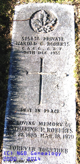 Harold C. & Katherine F. Roberts