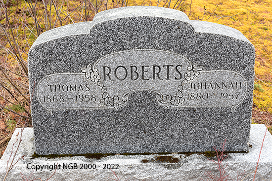 Thbomas & Johannah Roberts