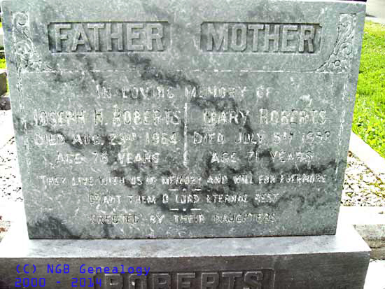 Joseph H. & Mary Roberts