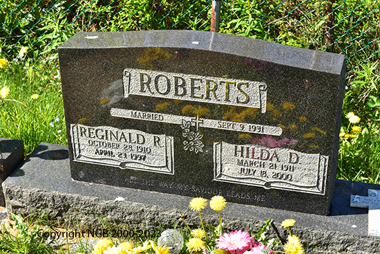 REginald R. & Hilda D. Roberts