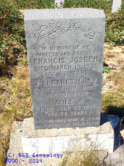 Francis Joseph, Margaret Lucy, and James W. Roche