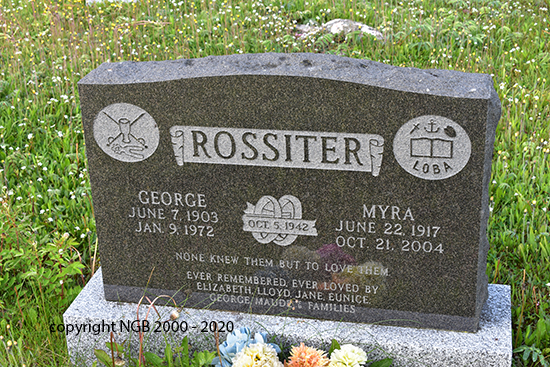 George & Myra Rossiter