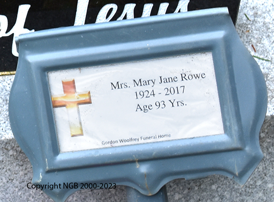 Mary Jane Rowe