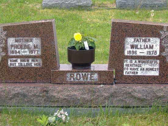 PHOEBE AND WILLIAM ROWE 