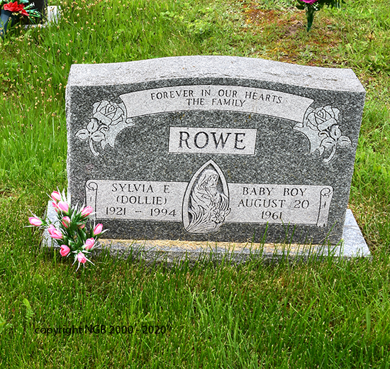Sylvia A. & Baby Roy Rowe