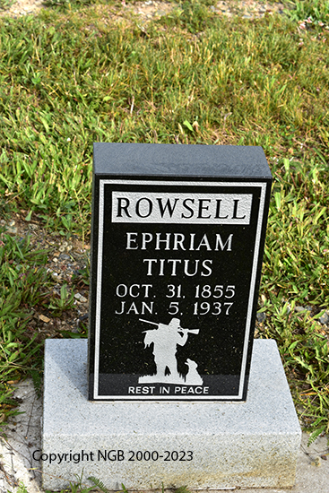 Ephriam Titus Rowsell