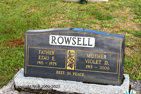 Esau E. & Violet D. Rowsell