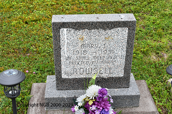 Mary J. Rowsell