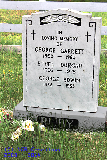 George GArrett, Ethel Durgan & George Edwin Ruby