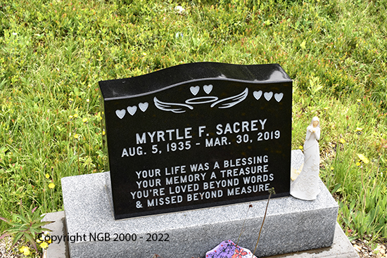 Myrtle F. Sacrey