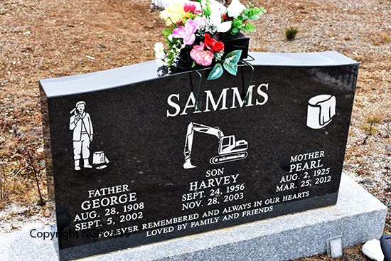 George, Pearl & Harvey Samms