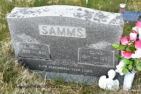 Randellk J. & Olive Samms