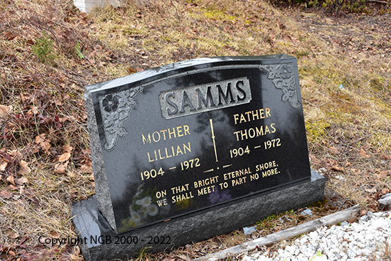 Thomas & Lillian Samms