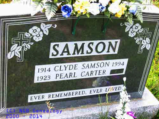 Clyde and Pearl Samson