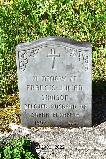 Francis Julian & Sarah Elizabeth Payne