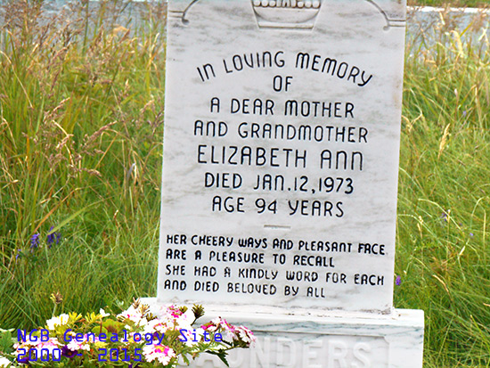 Elizabeth Ann Saunders