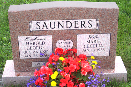 Harold George & Marie Cecelia Saunders