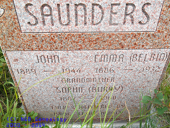 John, Emma & Sophie Saunders