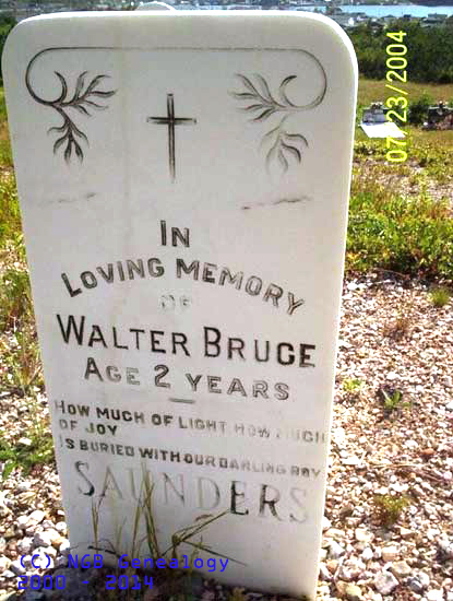 WALTER BRUCE SAUNDERS