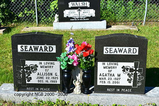 Allison G. & Agatha . Seaward