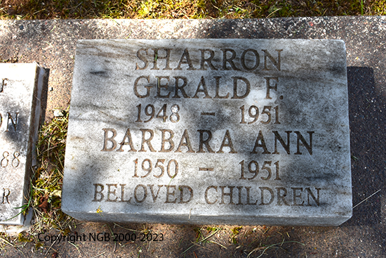 Sarah, Wm, Gerald, & Barbara Ann Sharron