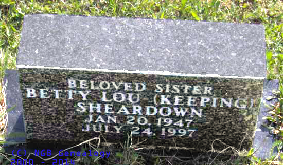 Betty Lou Sheardown Keeping