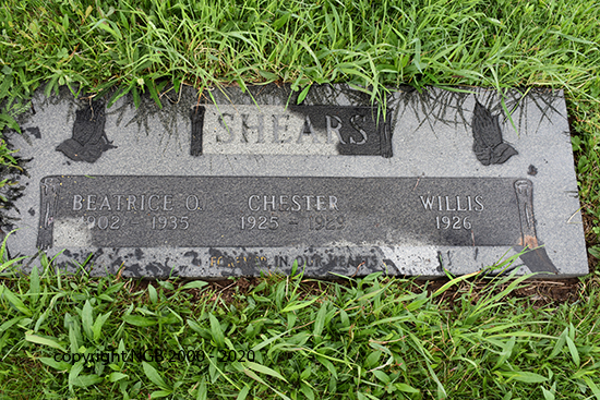 Beatrice O. & Chester Shears