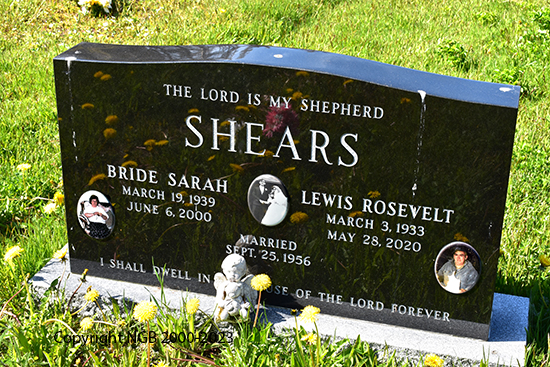 Lewis Rosevelt & Bride Sarah Shears