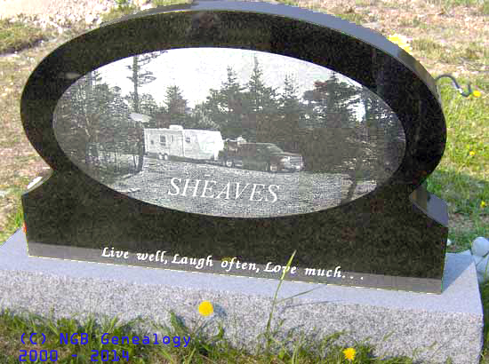 Douglas Sheaves (back of stone)