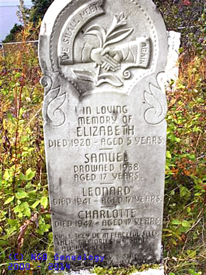 Elizabeth, Samuel, Leonard & Charlotte Sheppard