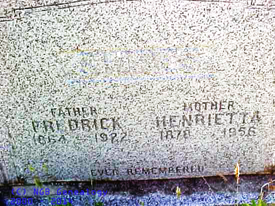 Frederick and Henrietta SHIRES