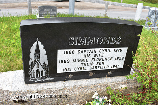 Captain Cyril & Minnie Florence Simmonds