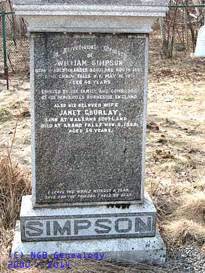 William and Janet Simpson