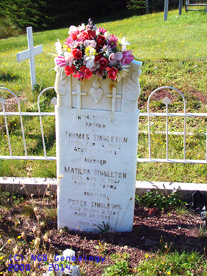 Thomas, Matilda & Peter Singleton