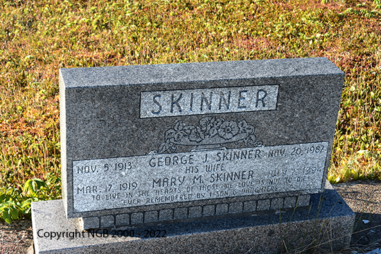 George J. & Mary M. Skinner