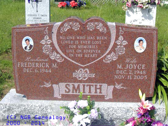 FREDERICK AND JOYCE SMITH