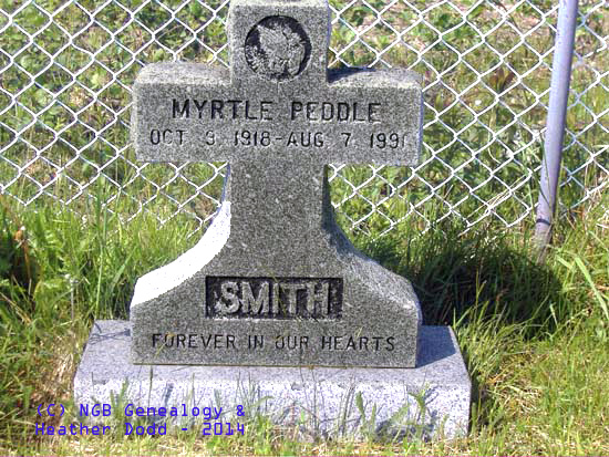 MYRTLE PEDDLE SMITH