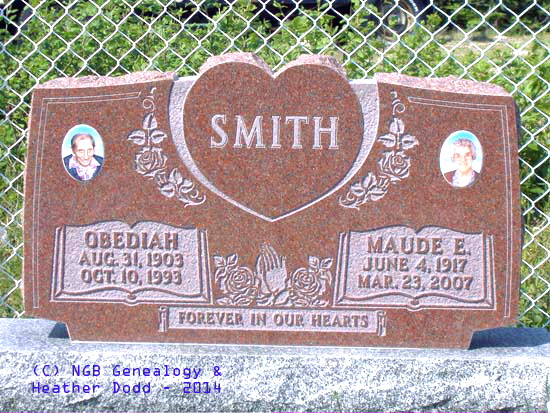 OBEDIAH AND MAUDE SMITH