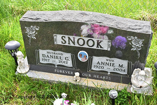 Daniel G. & Annie M. Snook