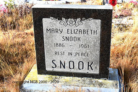 Mary Elizabeth Snook