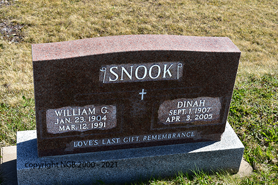 William G. & Dinah Snook