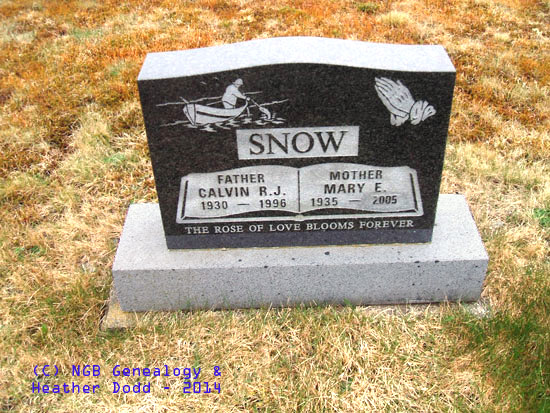 Calvin R. J. & Mary E. Snow