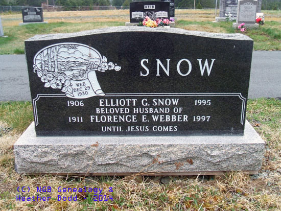 Elliott G. & Florence E. Webber Snow