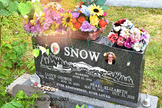 Lloyd George & Pearl Elizabeth Snow