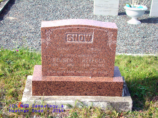 Reuben and Rebecca Snow