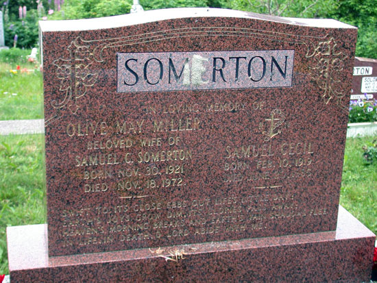 Olive May and Samuel Cecil Somerton