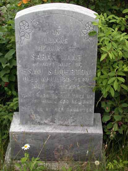 Sarah Jane and Esau Somerton