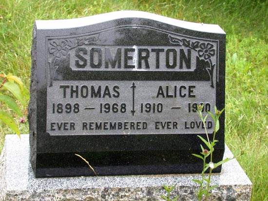 Thomas and Alice Somerton