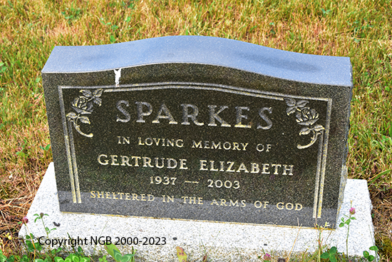 Gertrude Elizabeth Sparkes